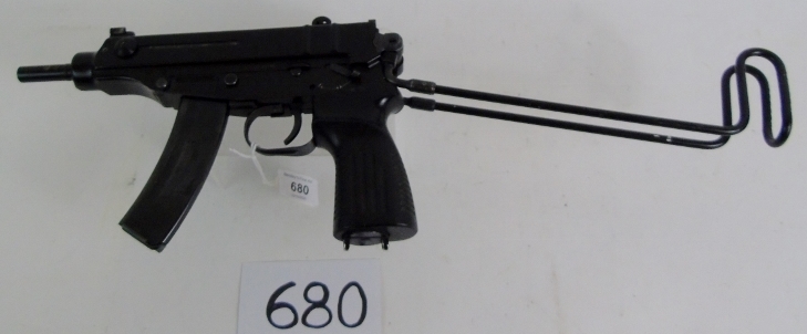 Deactivated SKORPION Submachine Gun, rare Russian version, ser.no. - Bild 2 aus 3