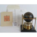 A Franklin Mint limited edition 1980 Royal Geographical Society World Clock, number 76.