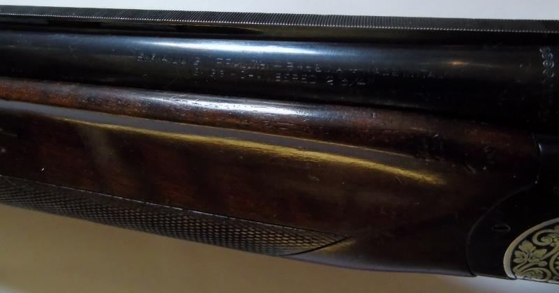 12g Franchi O/U shotgun, ser.no. 4102607. barrels 27", chambers 2.75", stock 15", vgc. section 2. - Bild 3 aus 4