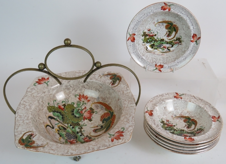 A vintage 31 piece Falcon Ware tea and coffee service, - Image 5 of 8