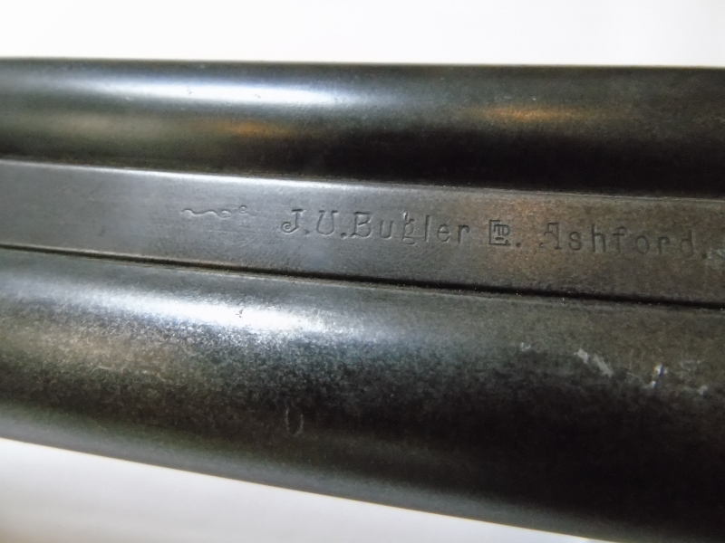 BSA SBS 12 bore shotgun barrel signed Ju Bu Gler Ashford S/No 15403. - Bild 3 aus 3