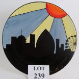A limited edition Lorna Bailey ceramic plate,