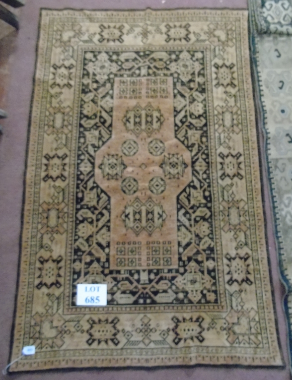 A 19th Century needlework wall hanging 137cm x 90cm. Condition report: In good condition. - Image 2 of 3