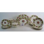 A 23 piece six setting vintage Royal Swan Mount Royal dinner service, including two tureens,