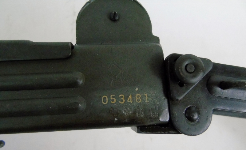 Deactivated UZI Submachine Gun by IMI of Israel, ser.no. 053481, cal 9mm, Cert no. 157154. - Bild 4 aus 4