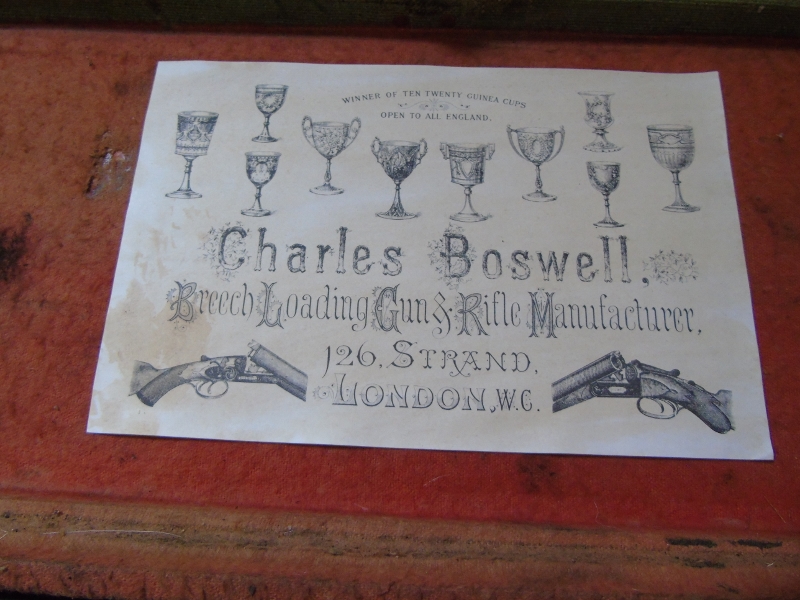 Best example of English gunmaking: 12g sbs shotgun by Charles Boswell of Strand, London, ser.no. - Bild 2 aus 5