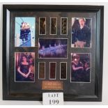 A framed limited edition montage from the movie Titanic starring Kate Winslet and Leonardo Di