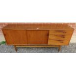 A Mid-century teak Danish design sideboard Austinsuite by F. Austin, Leyton Ltd.