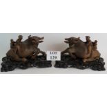 A large pair of 19th Century Chinese roo