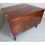 A 19th century mahogany drop leaf Pembro