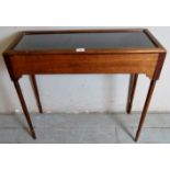 A 19th Century mahogany bijouterie displ