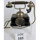 An early Dutch 1920's telephone with int