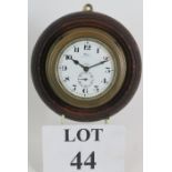 An Early 20th Century Duco 8 day car clock with Octo non magnetic movement,