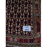 An Araak rug, 212cm x 77 cm approx. Condition report: Good clean rug, colour even, condition good.