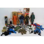 Four vintage 1970's Palitoy Action Man figures, 2 with original boxes,