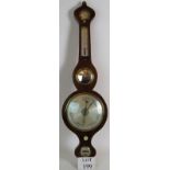 A Mid 19th Century mahogany mercury dial