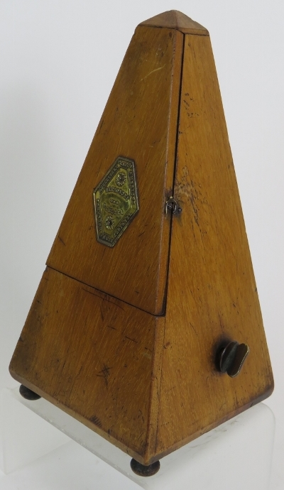 An Early Maëlzel Metronome in a walnut c - Image 2 of 6