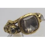 An 18th century style diamond ring, the