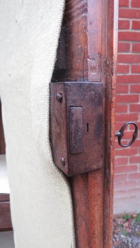 An 18th century French fruitwood armoire - Image 3 of 7