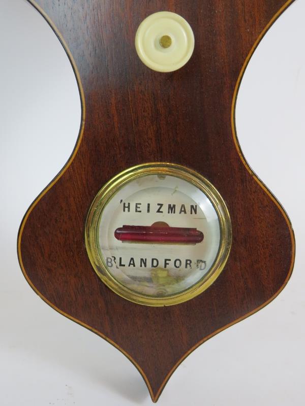 A Mid 19th Century mahogany mercury dial - Image 2 of 5