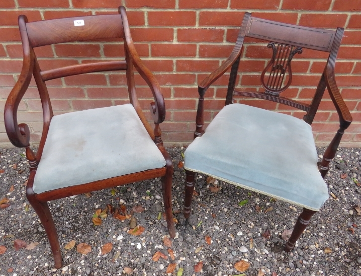 A Harlequin set 8 chairs, comprising 6 1 - Image 2 of 3