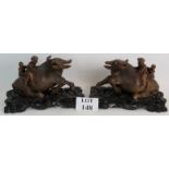 A large pair of 19th Century Chinese roo