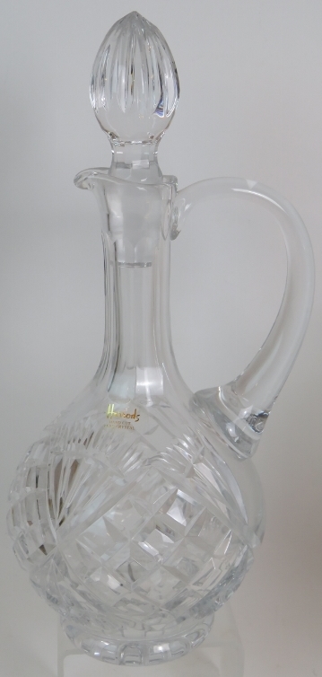 A Harrods cut glass Claret jug, a large - Image 2 of 5