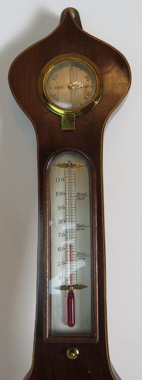 A Mid 19th Century mahogany mercury dial - Image 4 of 5