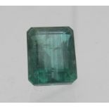 2.48ct natural Zambian emerald gemstone,