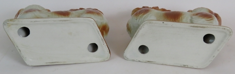 A pair of decorative Staffordshire Potte - Image 6 of 6