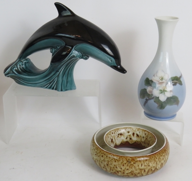 A Poole pottery dolphin, a Royal Copenha - Image 2 of 6