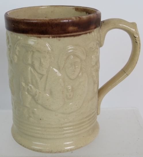 Three Victorian Stoneware harvest jugs, - Image 6 of 6