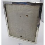 A large plain silver photo frame, London