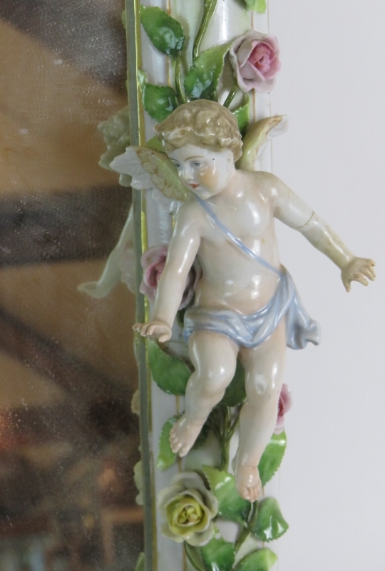 A Late 19th Century German porcelain fra - Image 2 of 6