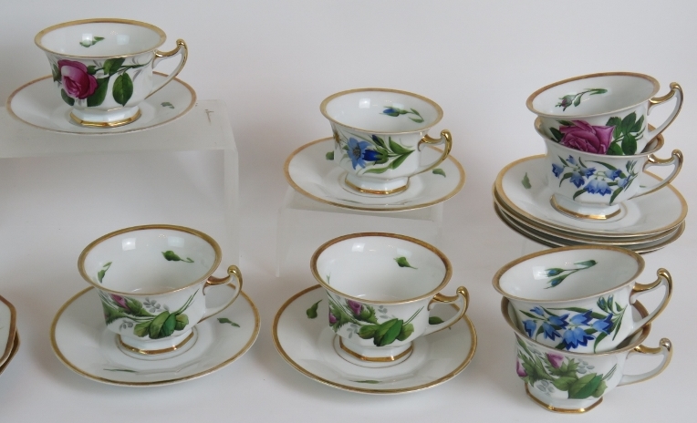 An 8 setting Rosenthal hand painted tea - Image 3 of 5