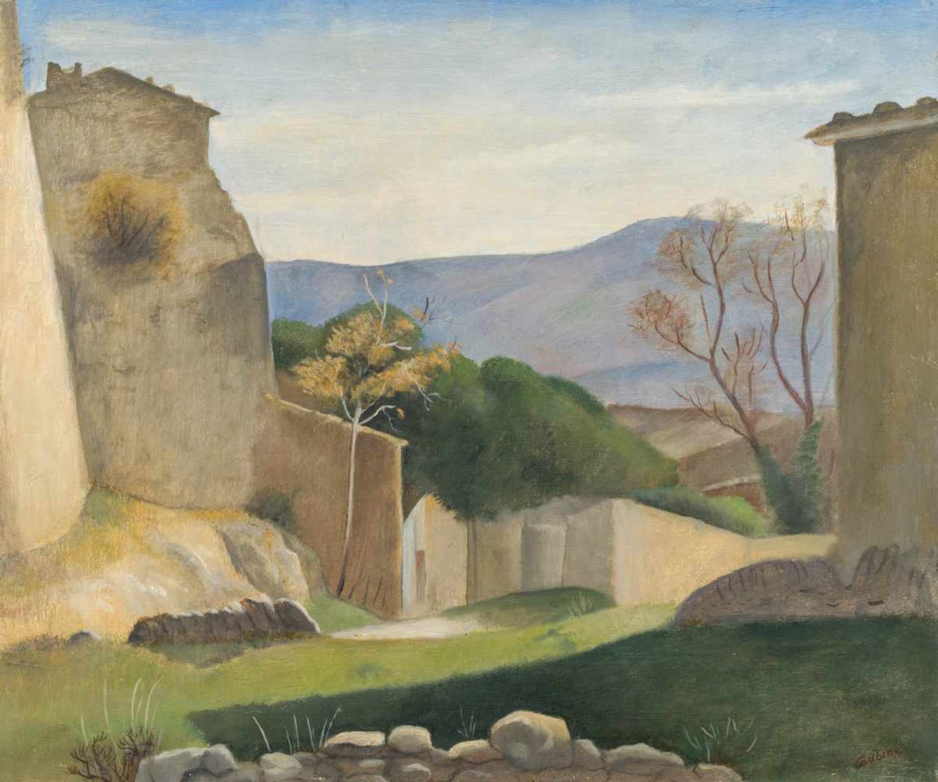 Othon Coubine1883–1969Paysage1929Öl auf Leinwand54 x 65 cmSammlung Hahnloser,