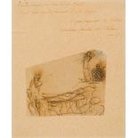 Auguste Rodin1840–1917Victor Hugo sur son lit de mort ou Projet pour un monument à Victor Hugo?Feder