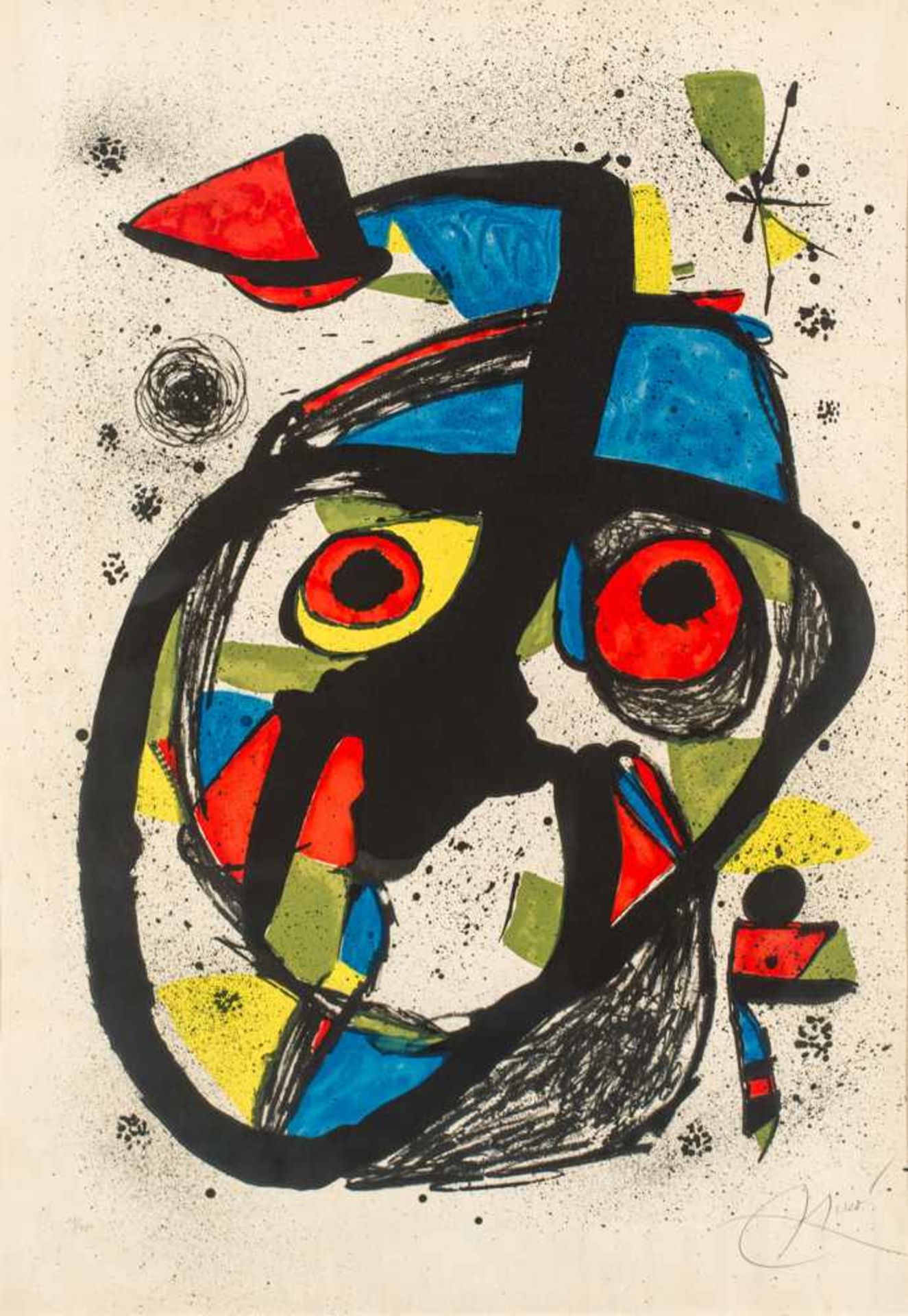 Joan Miró1893–1983Carota1978Farblithografie89,5 x 62,5 cmWERKVERZEICHNIS Mourlot, Nr. 1148.Eine