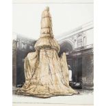 Christo1935–2020Wrapped Monument to Leonardo1971Farblithografie und Lichtdruck auf Vélin von