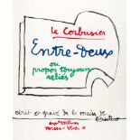 Le Corbusier1887–1965Entre–Deux ou propos toujours reliés1957–1964Mappenwerk44 x 35,5 cm