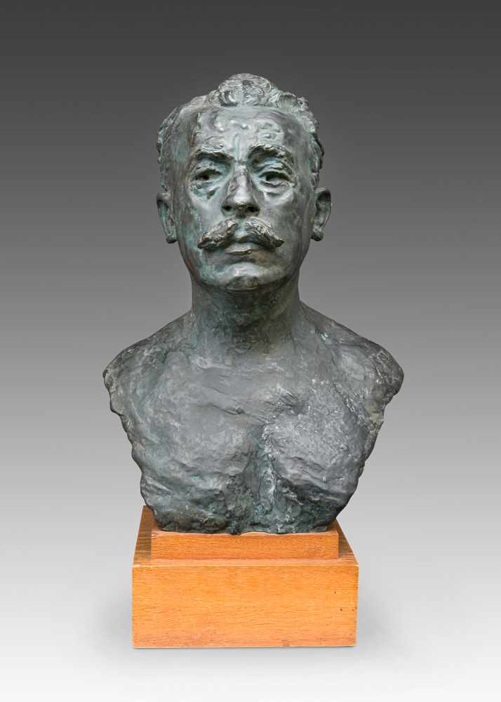 Auguste Rodin1840–1917Buste d'Etienne Clémentel, version avec épaules tronquées dite quatrième et