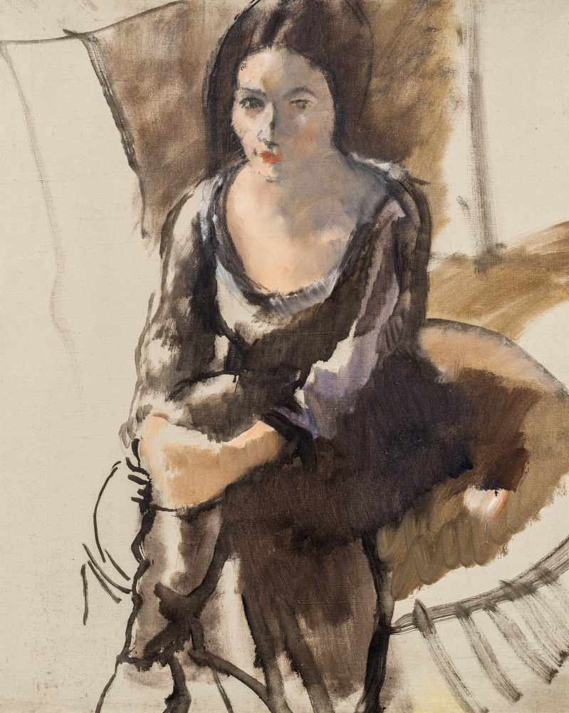 Jules Pascin1885–1930Portrait de Chériane1926Öl auf Leinwand73 x 60 cmAuktion Schuler, Zürich, 21.