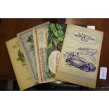 FIVE VARIOUS TEA AND CIGARETTE CARD ALBUMS, plus contents