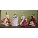 FOUR ROYAL DOULTON LADIES VARIOUS