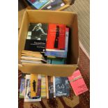 A BOX CONTAINING A SELECTION OF BOOKS, predominantly the visual arts