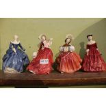 FOUR VARIOUS ROYAL DOULTON LADIES