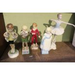 A SELECTION OF ROYAL WORCESTER FIGURES OF CHILDREN to include Freda Doughty, together with a