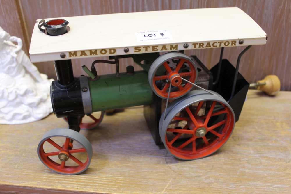 A MAMOD LIVE STEAM TRACTION ENGINE