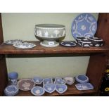 AN EXTENSIVE SELECTION OF WEDGWOOD JASPERWARE in a variety of colours