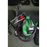 A BATTERY POWERED CUPRINOL BRANDED GARDEN BACK PACK SPRAYER together with three other sprayers